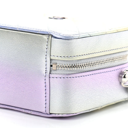 Chanel Metallic Gradient Calfskin Quilted Camera Case Blue Yellow Purple 9 of 9