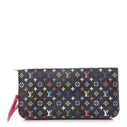 Louis Vuitton Monogram Multicolor Insolite Wallet Black Grenade 1 of 7