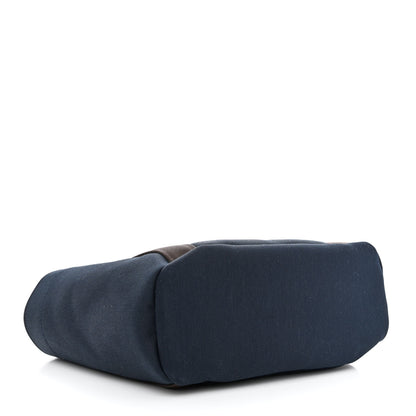 Hermes Toile Sac De Pansage Groom Bleu Navy Feu 5 of 13