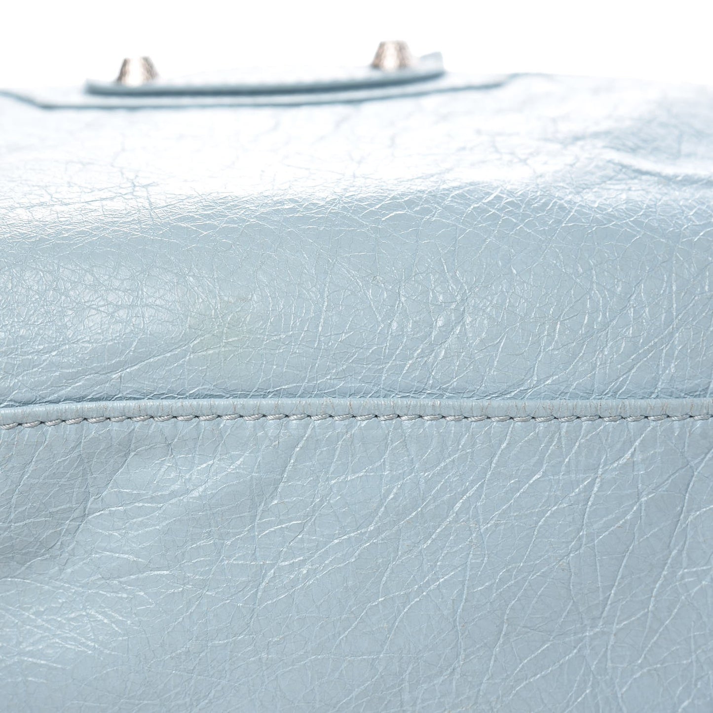 Agneau Giant 12 Silver Hardware City Bleu Dragee