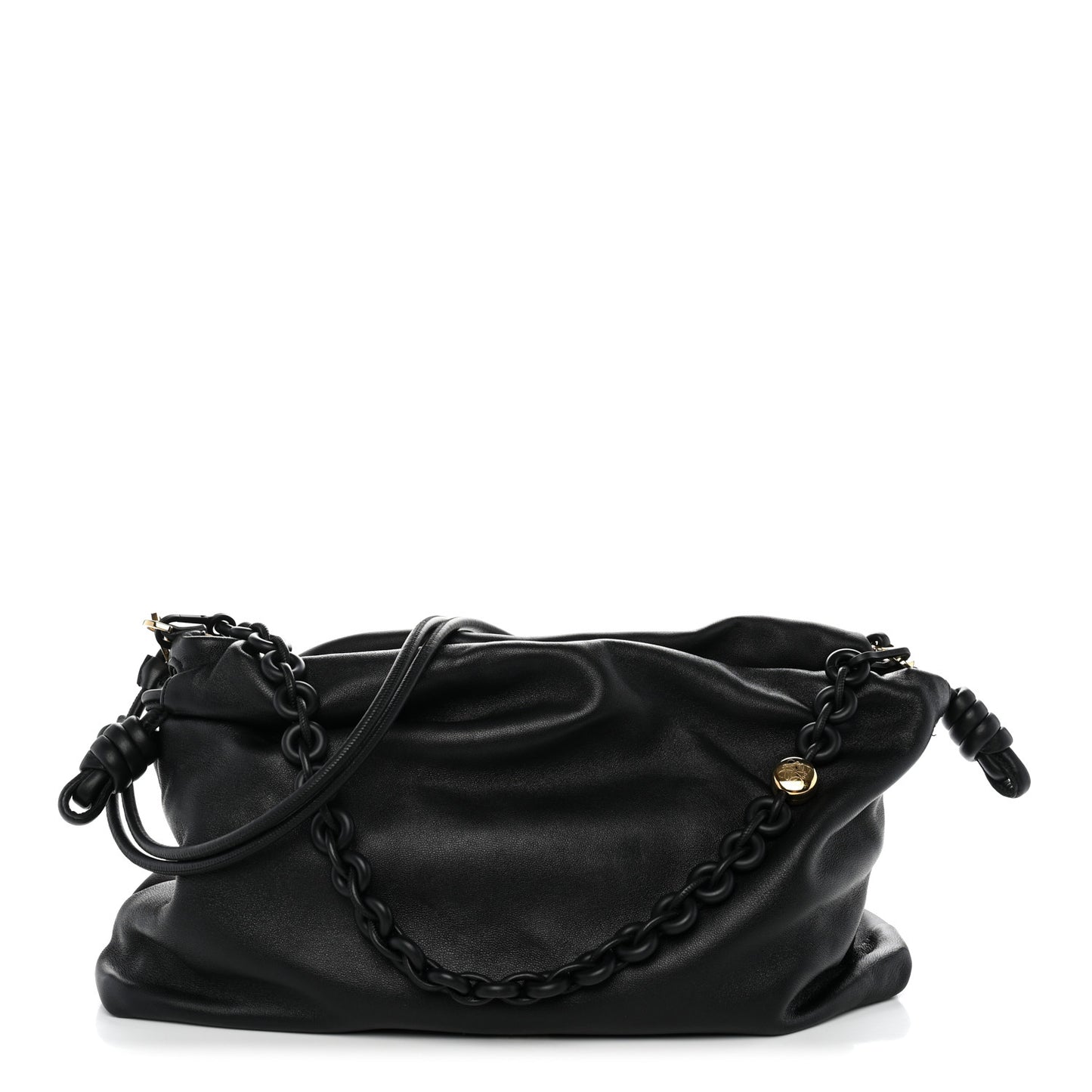 Mellow Nappa Large Donut Chain Flamenco Black