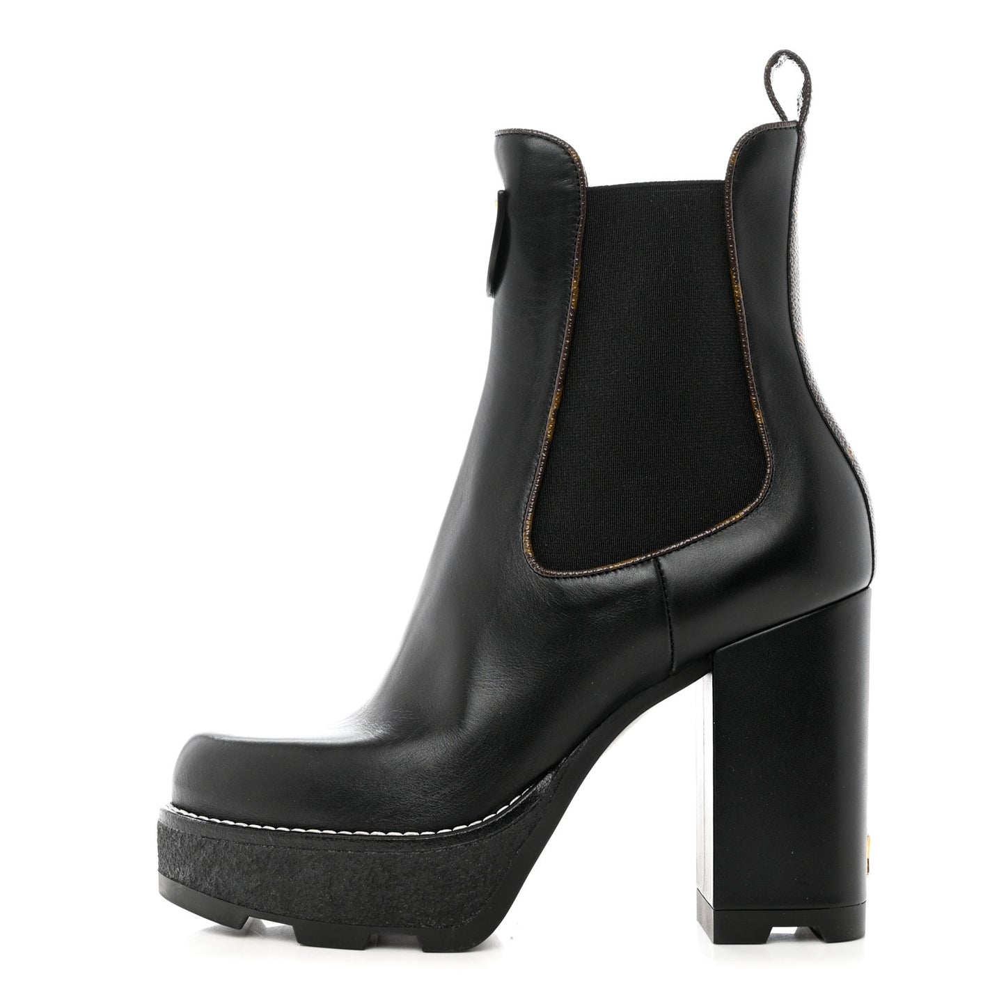 LV BEAUBOURG ANKLE BOOT 36.5 Black