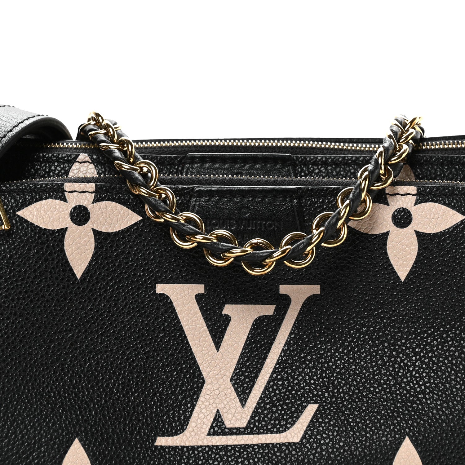 Louis Vuitton Empreinte Monogram Giant Multi Pochette Accessories Black Beige 7 of 9