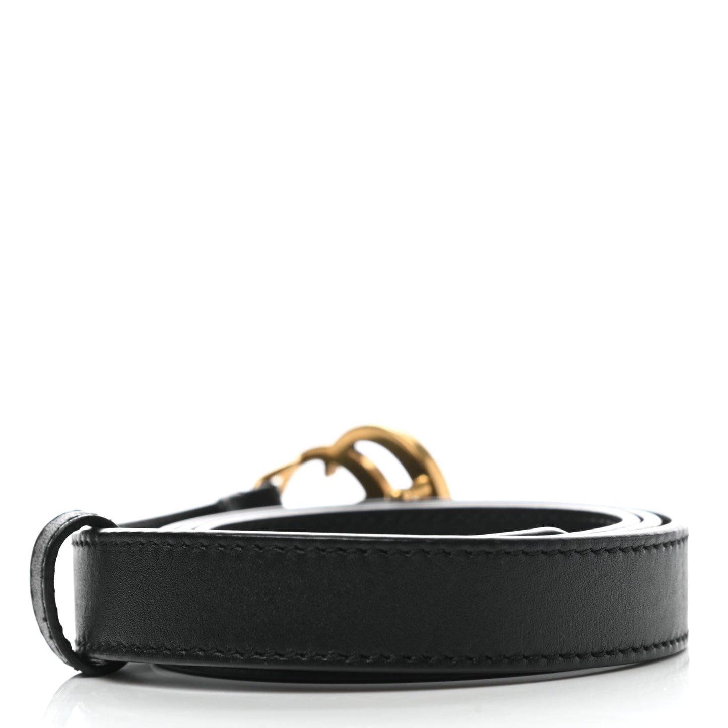 Calfskin Double G 20mm Belt 80 32 Black