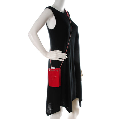 Chanel Patent Crossbody CC Phone Holder Red 2 of 7