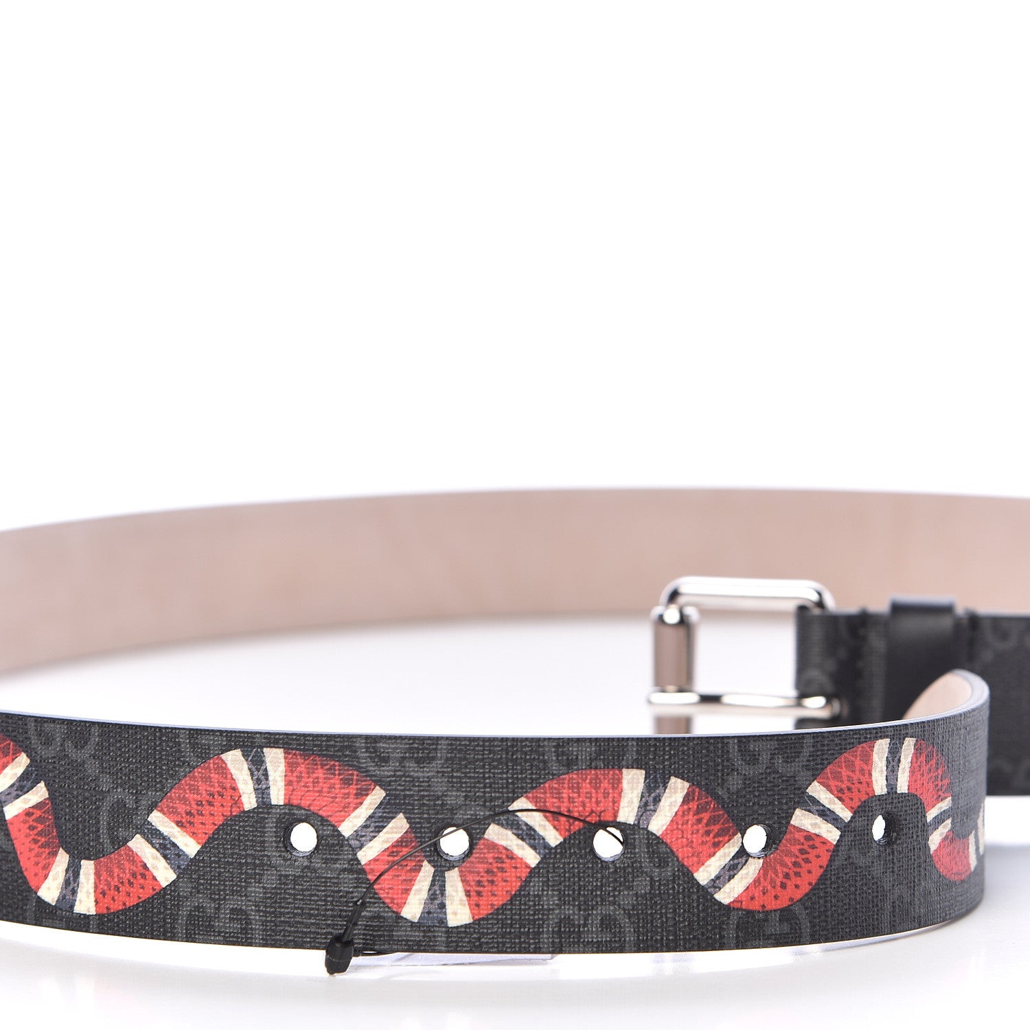 Gucci GG Supreme Monogram 35mm Belt 105 42 Black Multicolor 6 of 6