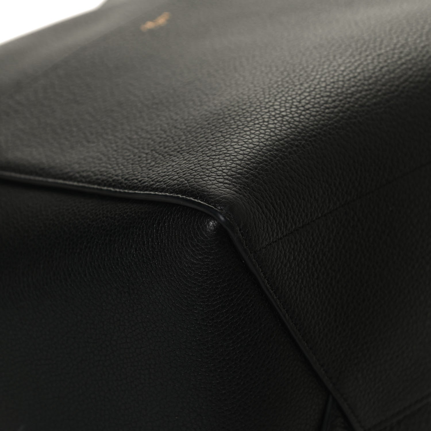Celine Goatskin Sangle Bucket Bag Black 11 of 12