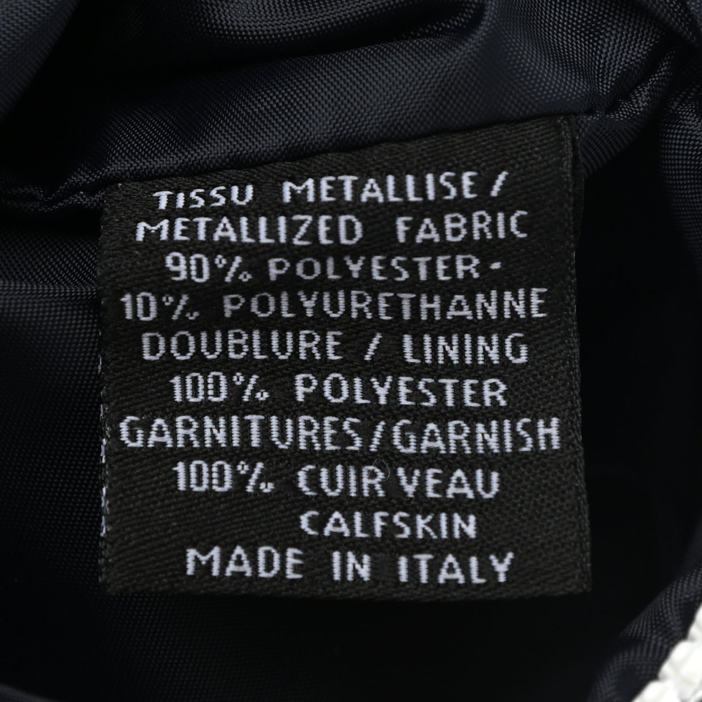 Reversible Chanel Airlines Tote Silver Navy