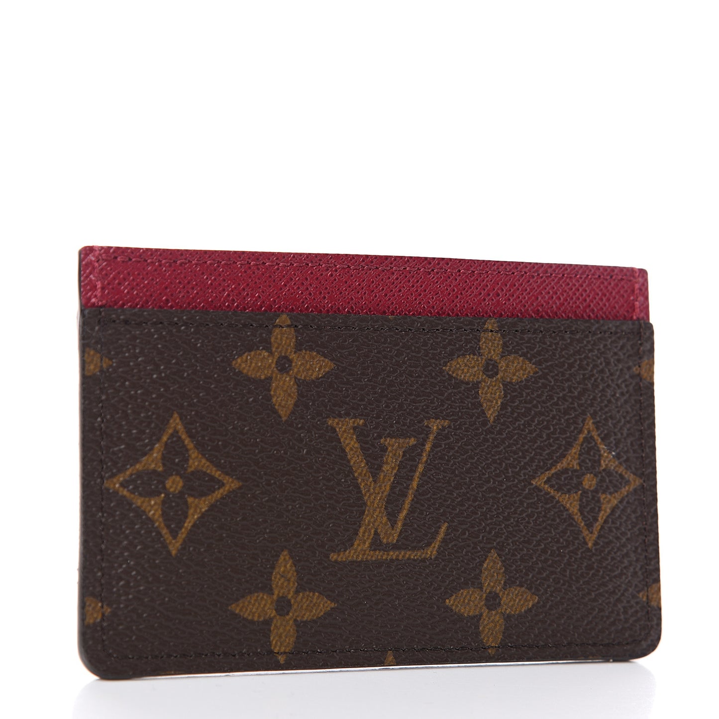 Monogram Card Holder Fuchsia