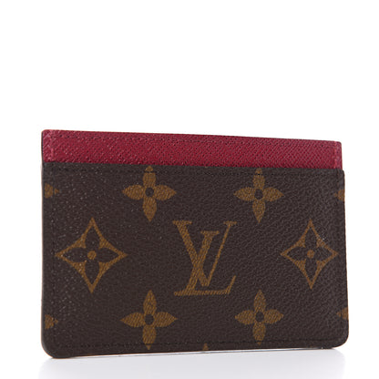Louis Vuitton Monogram Card Holder Fuchsia 2 of 5