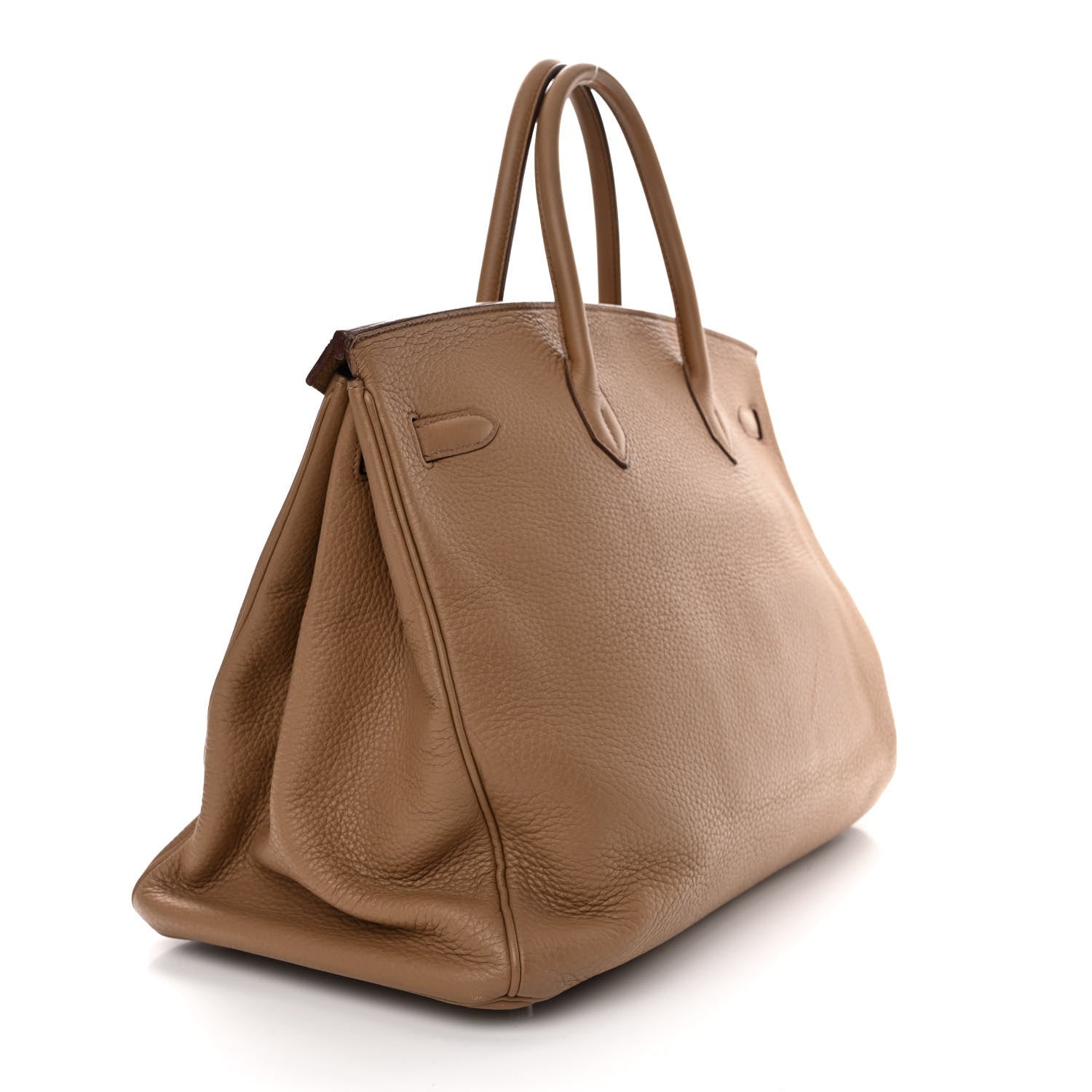 Hermes Taurillon Clemence BIRKIN 40 Tabac Camel 3 of 21
