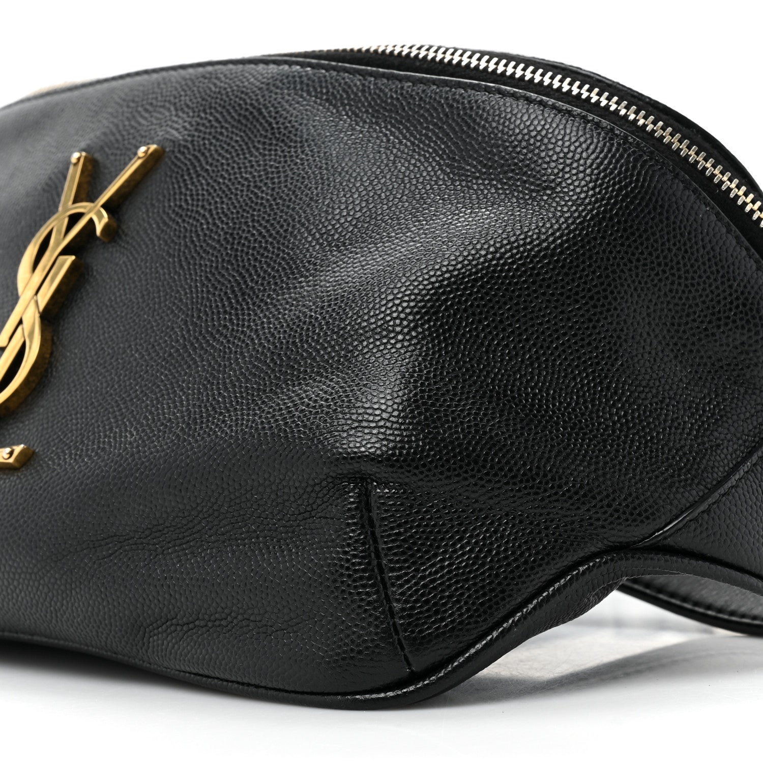 Saint Laurent Grain De Poudre Monogram Belt Bag Black 9 of 15
