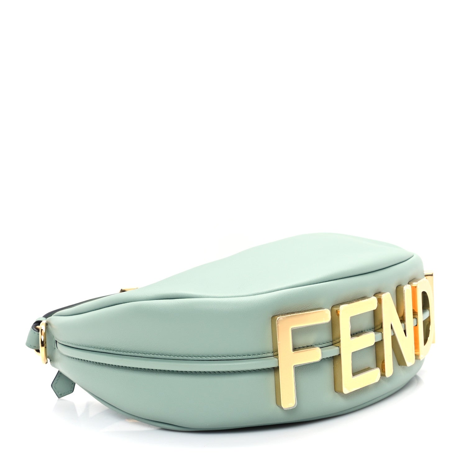 Fendi Vitello Grace Matte Small Fendigraphy Hobo Bag Menta 4 of 10
