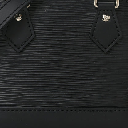 Louis Vuitton Epi Alma Nano Black 7 of 10
