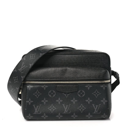 Louis Vuitton Taiga Monogram Eclipse Outdoor Messenger Black 1 of 10