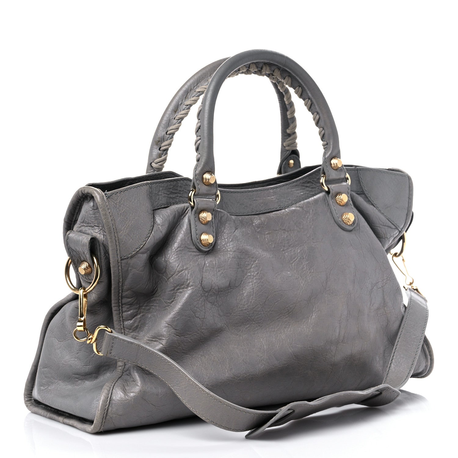 Balenciaga Agneau Giant 12 Gold Hardware City Gris Pyrite 3 of 27