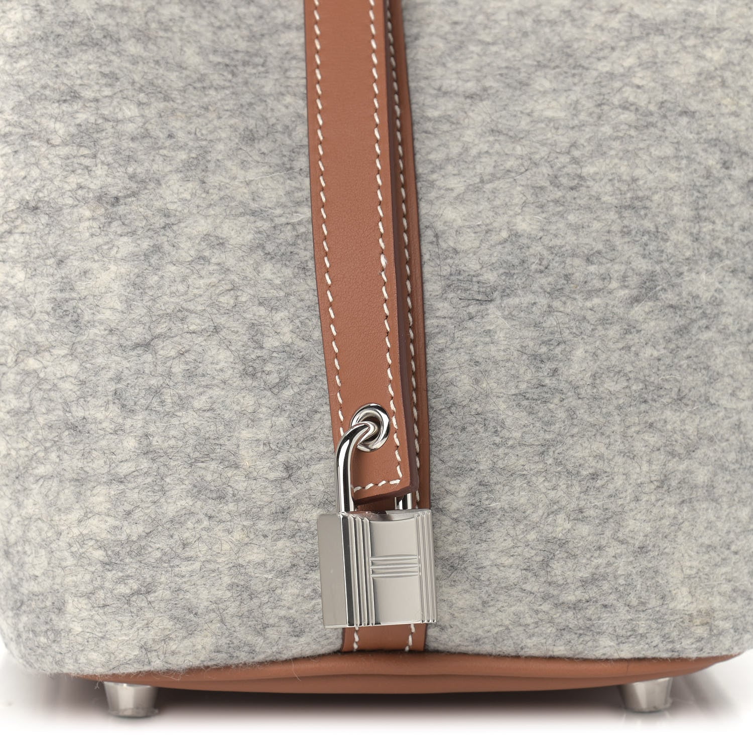 Hermes Feutre Swift Picotin Lock 18 PM Gris Clair Gold 8 of 11