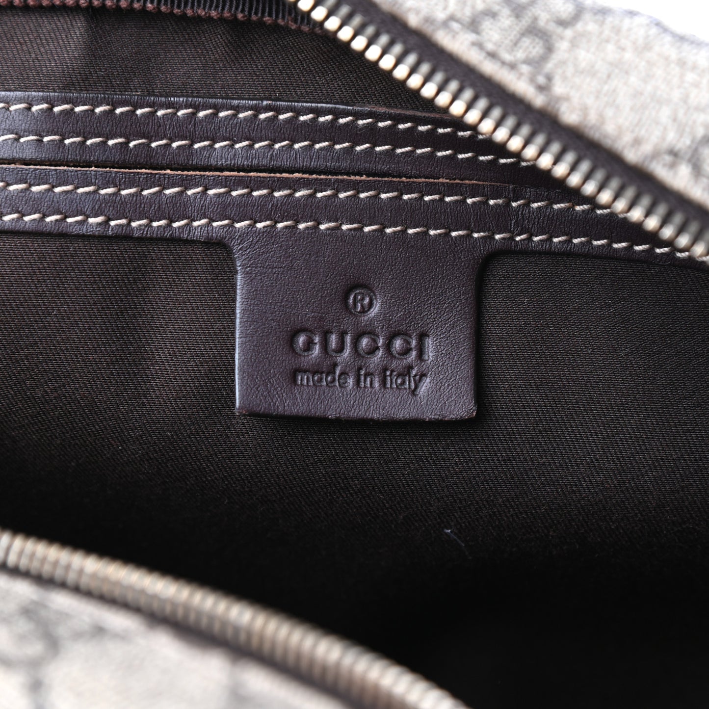 GG Plus Monogram Medium Messenger Bag Dark Brown