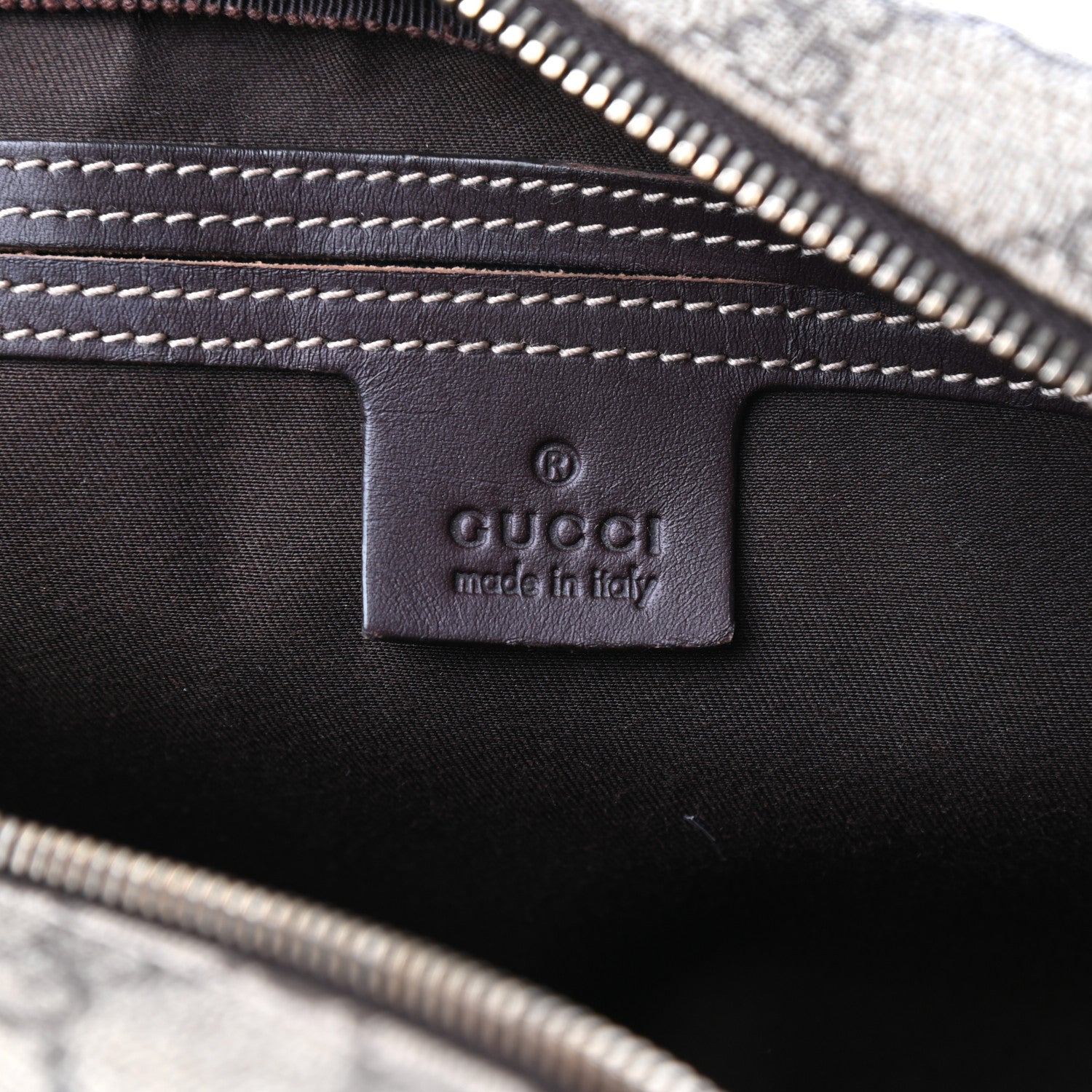 Gucci GG Plus Monogram Medium Messenger Bag Dark Brown 7 of 10
