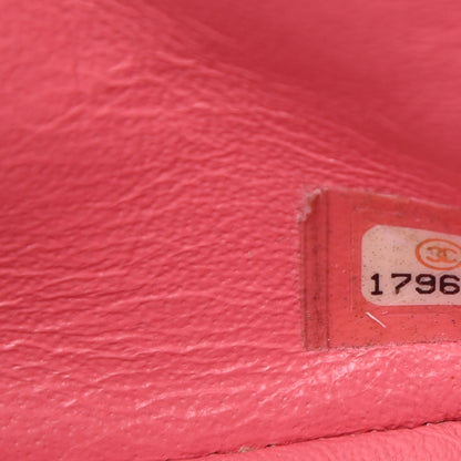 Chanel Patent Quilted Mini Square Flap Pink 9 of 11