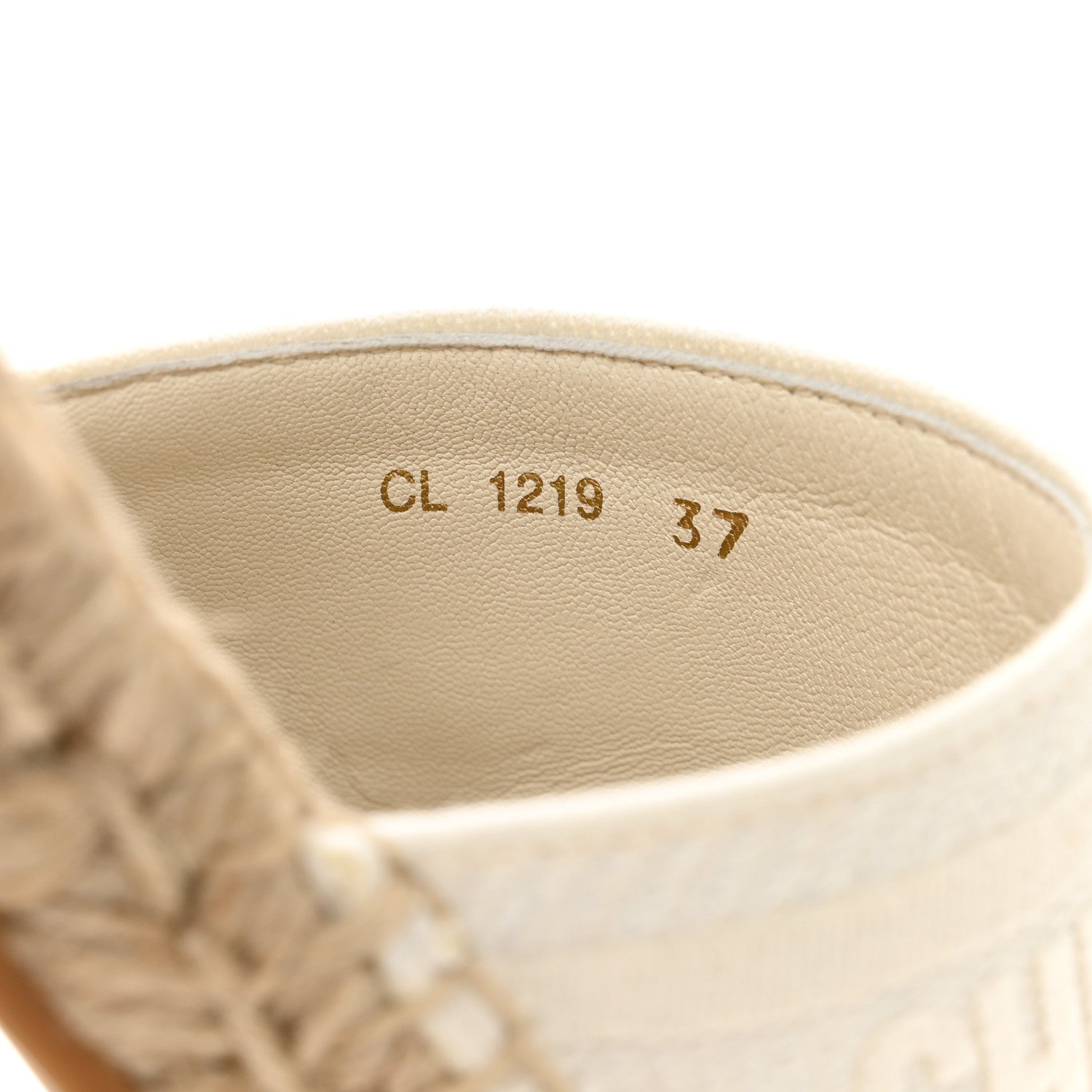 Christian Dior Oblique Embroidered Granville Espadrille 15mm Slippers 37 Ivory 6 of 8