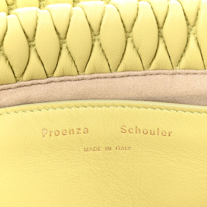 Proenza Schouler Lambskin Quilted PS Harris Small Shoulder Bag Pale Green 6 of 10