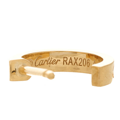 Cartier 18K Yellow Gold Small LOVE Hoop Earrings 5 of 7