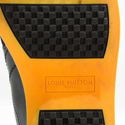 Louis Vuitton Calfskin Nylon Sneakers 5.5 Black 6 of 8