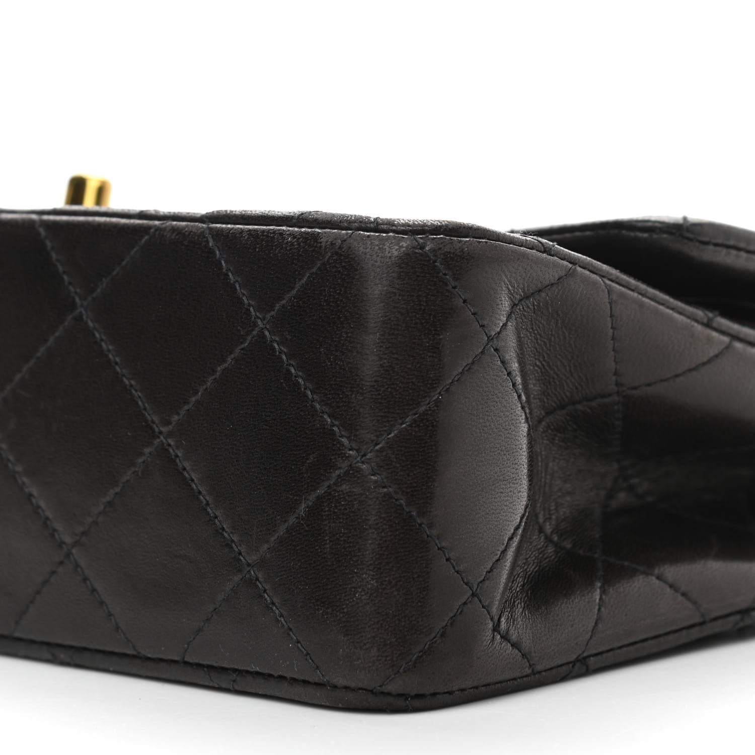 Chanel Lambskin Quilted Small Double Flap Black 10 of 13