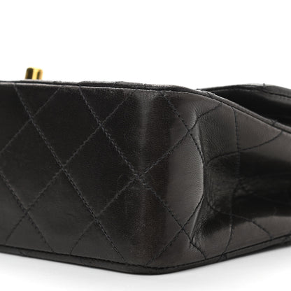 Chanel Lambskin Quilted Small Double Flap Black 10 of 13