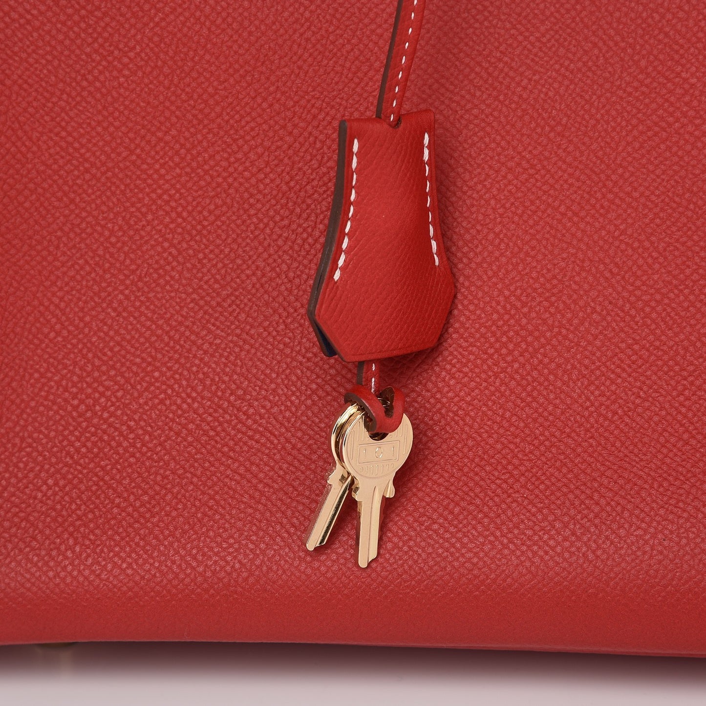 Epsom Candy Birkin 35 Rouge Casaque Bleu Thalassa