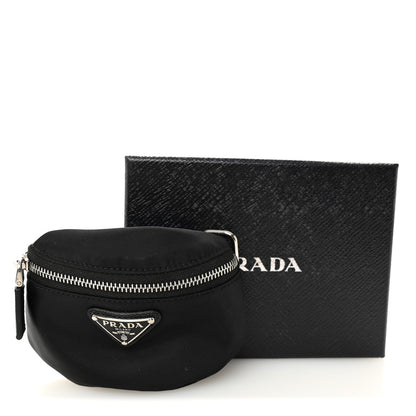 Prada Tessuto Nylon Wrist Pouch Black 7 of 7