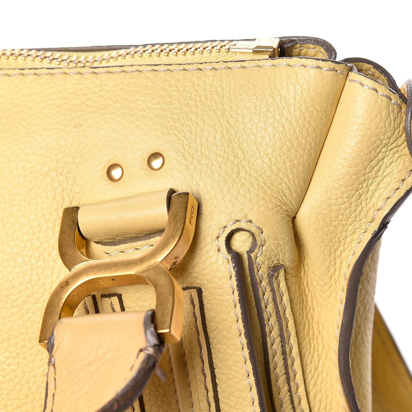 Calfskin Medium Marcie Satchel Sunlight