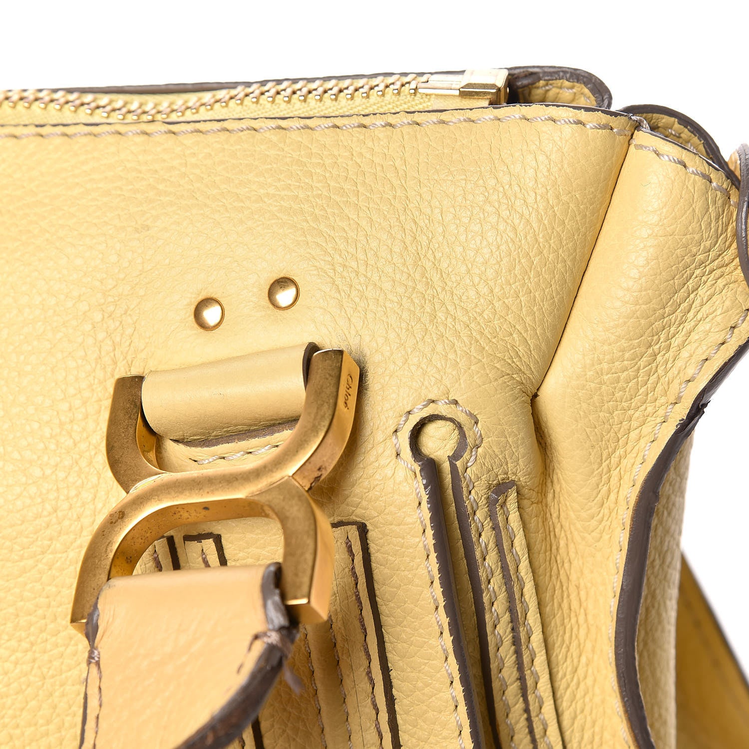 Chloe Calfskin Medium Marcie Satchel Sunlight 12 of 16