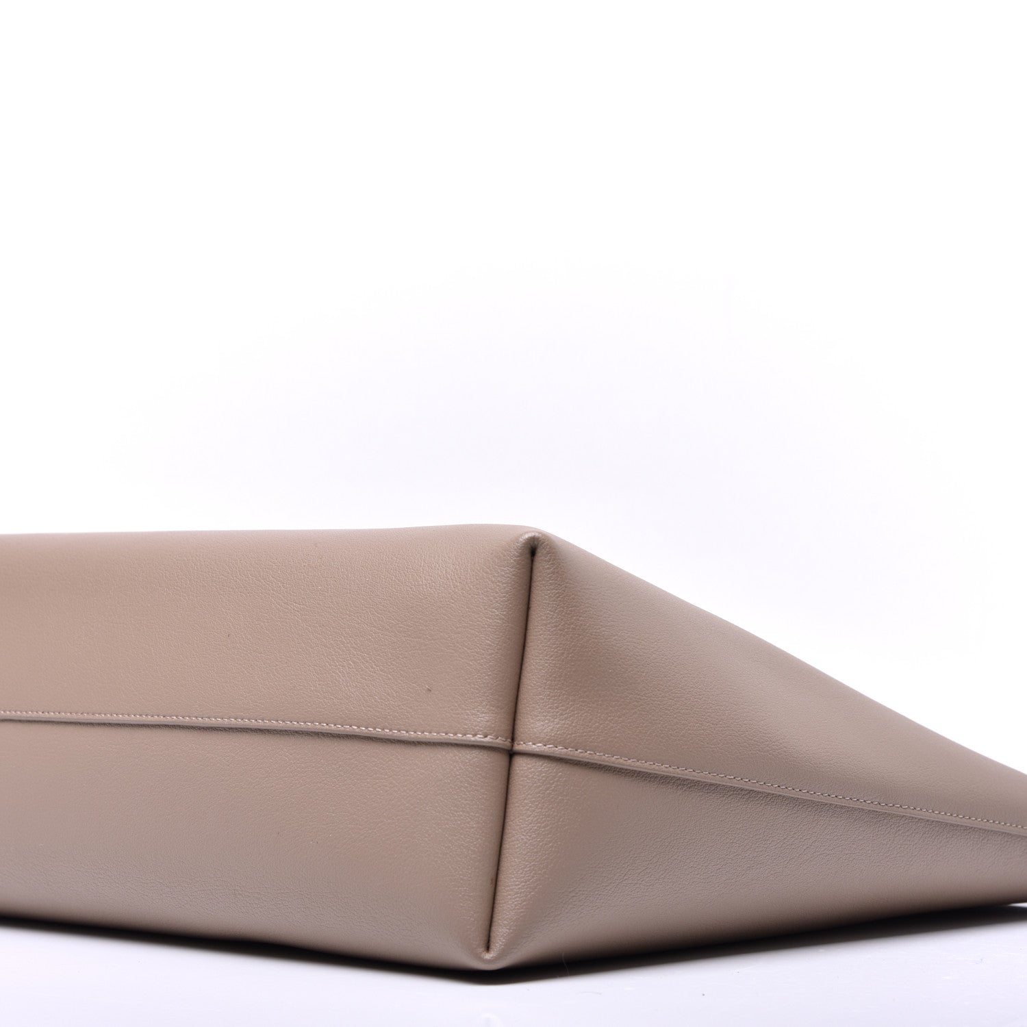 Saint Laurent Calfskin Large Shopping Tote Taupe 9 of 9