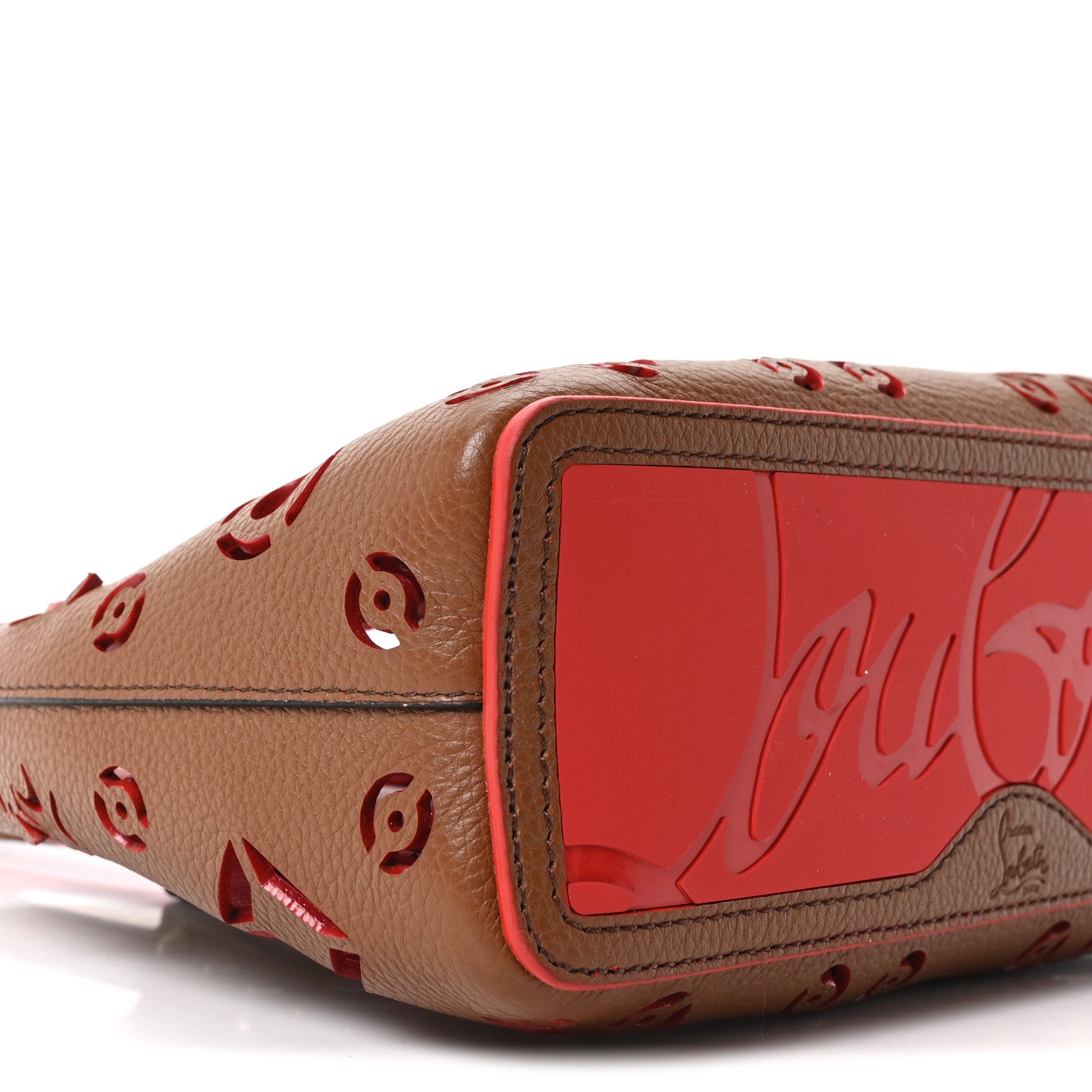 Christian Louboutin Calfskin Loubinthesky Mini Perforated Cabarock