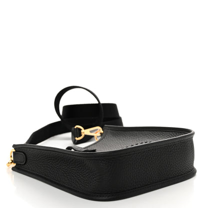 Hermes Taurillon Clemence Evelyne TPM Black 4 of 10