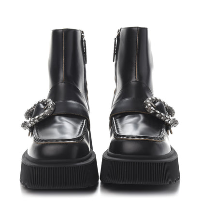 Gucci Cordovan Lux Dionysus Hunder Boots 40 Black 2 of 9