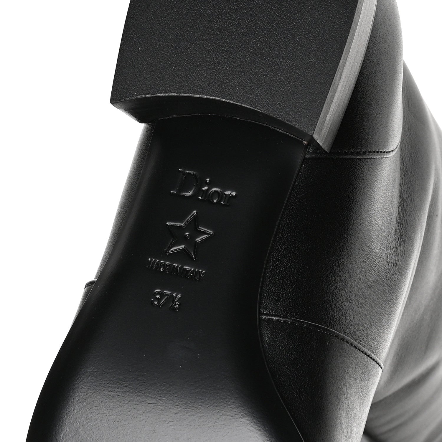 Christian Dior Calfskin D-Town Boots 37.5 Black 7 of 8