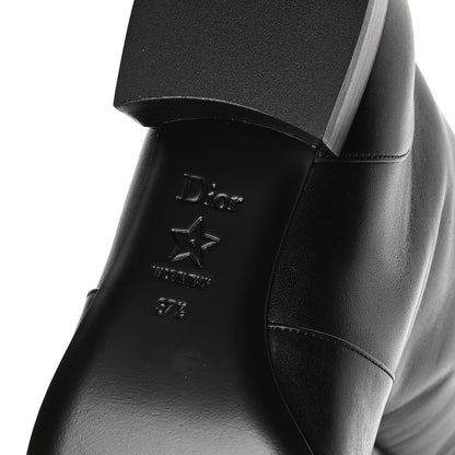 Christian Dior Calfskin D-Town Boots 37.5 Black 7 of 8