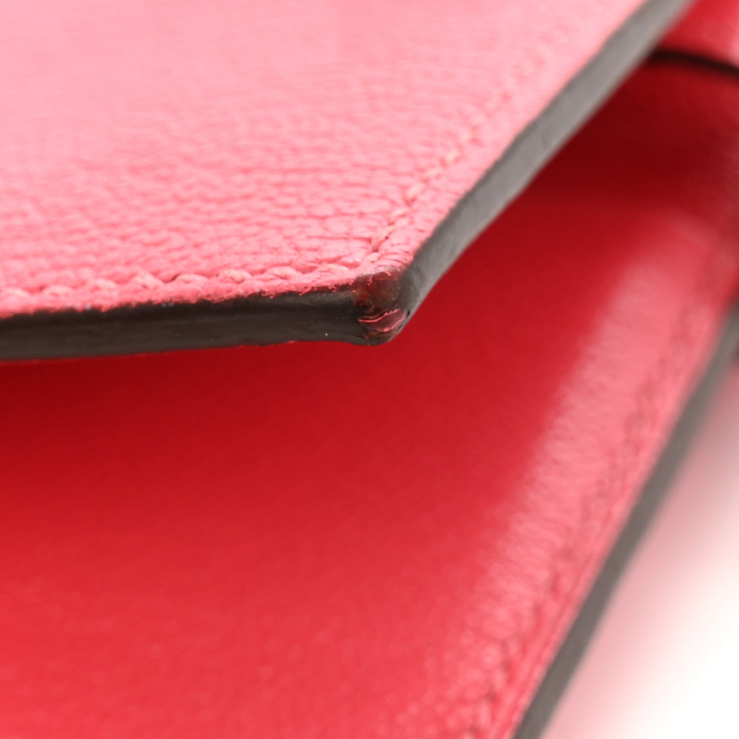 Hermes Chevre Mysore Bearn Compact Wallet Rose Lipstick 9 of 11