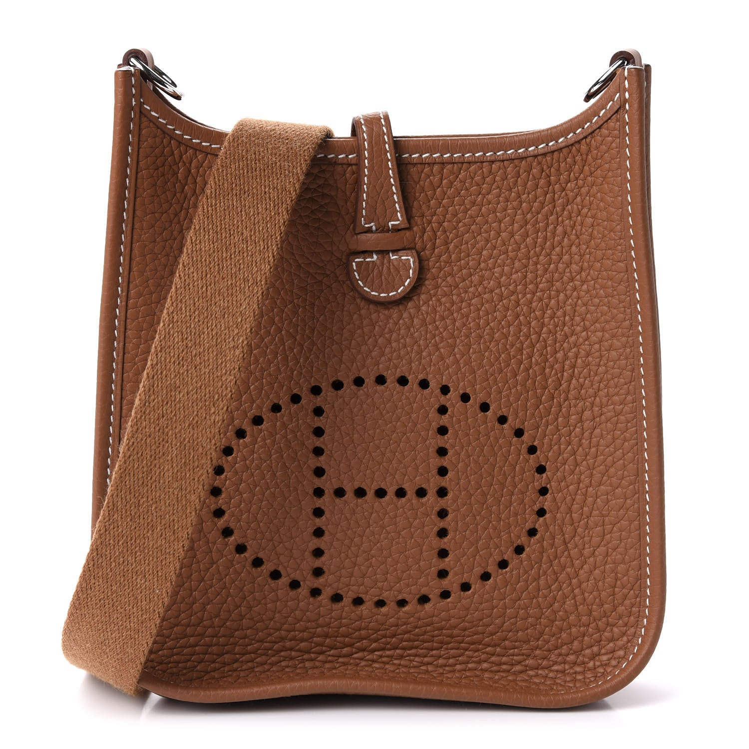 Hermes Taurillon Clemence Evelyne TPM Gold 1 of 10