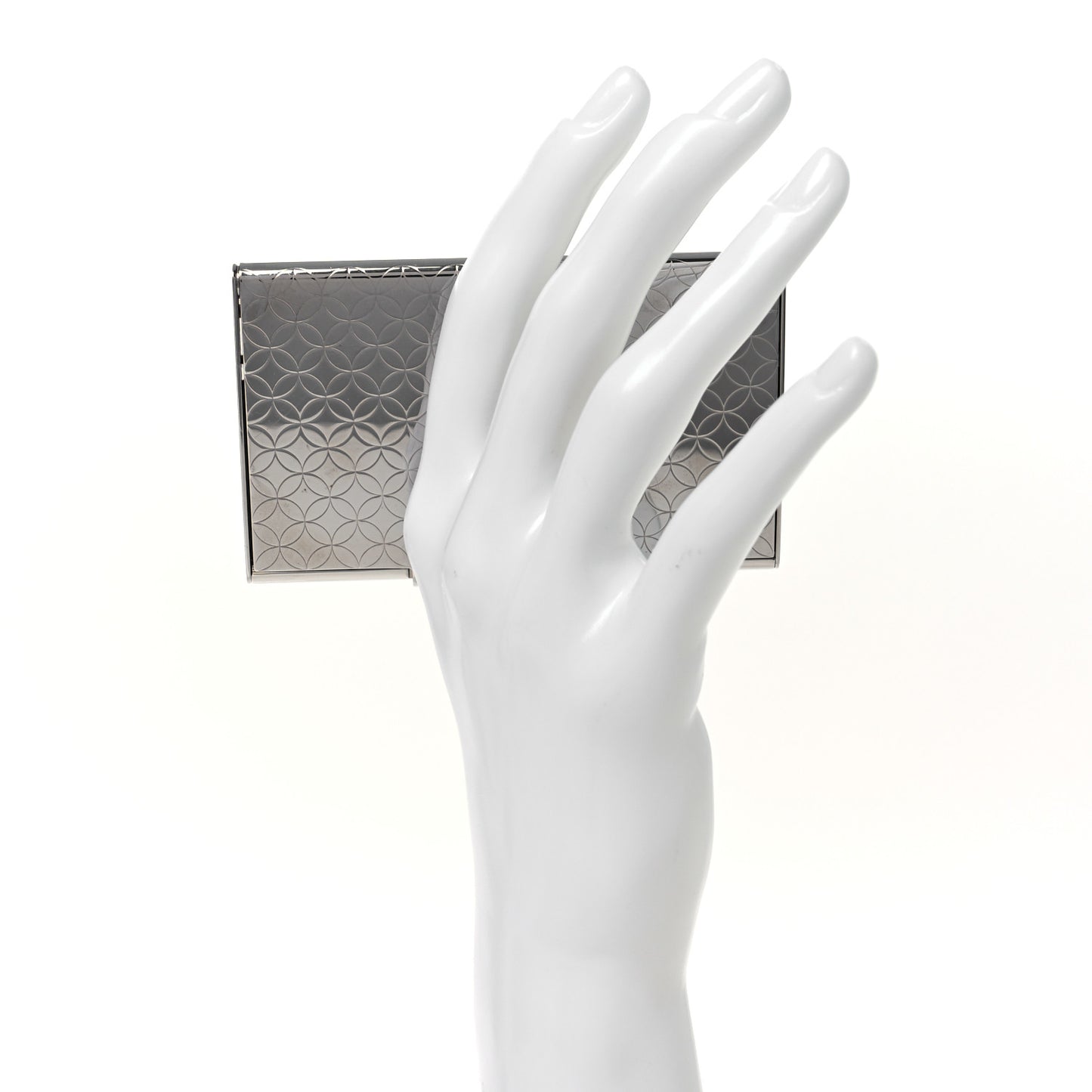 Metal Champs Elysees Card Holder Silver