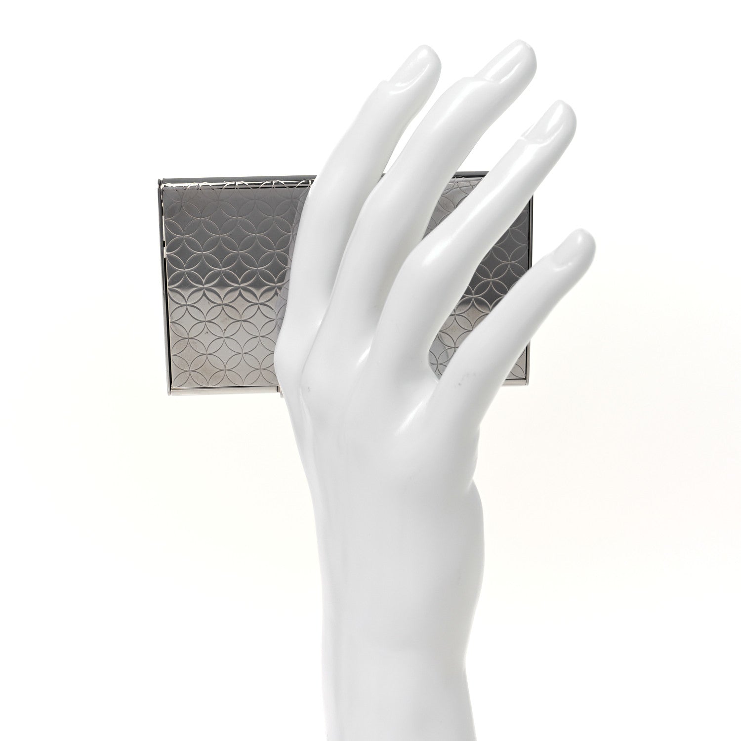 Louis Vuitton Metal Champs Elysees Card Holder Silver 2 of 7