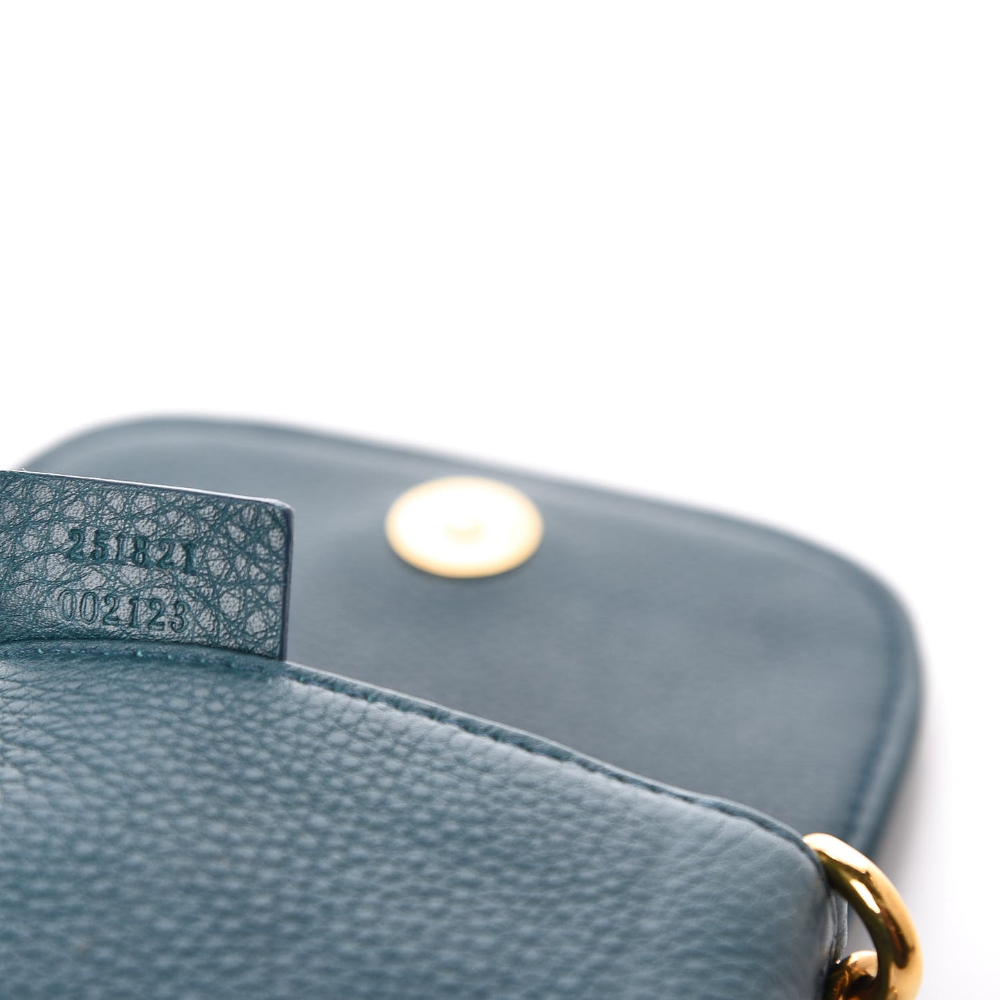 Dollar Calfskin Small 1973 Chain Shoulder Bag Deep Cobalt