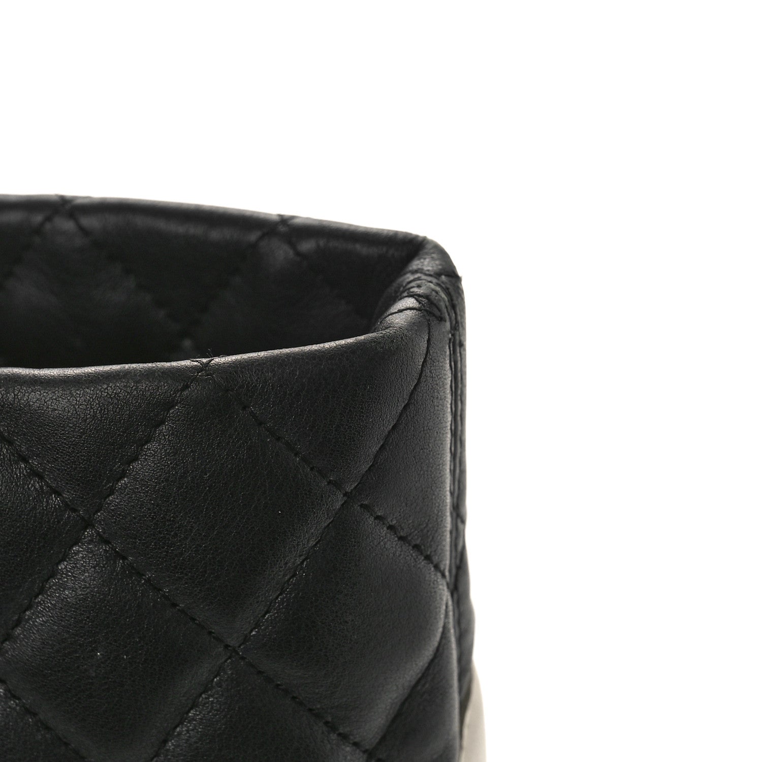 Chanel Calfskin Quilted Large Cambon Tote Black White 10 of 12