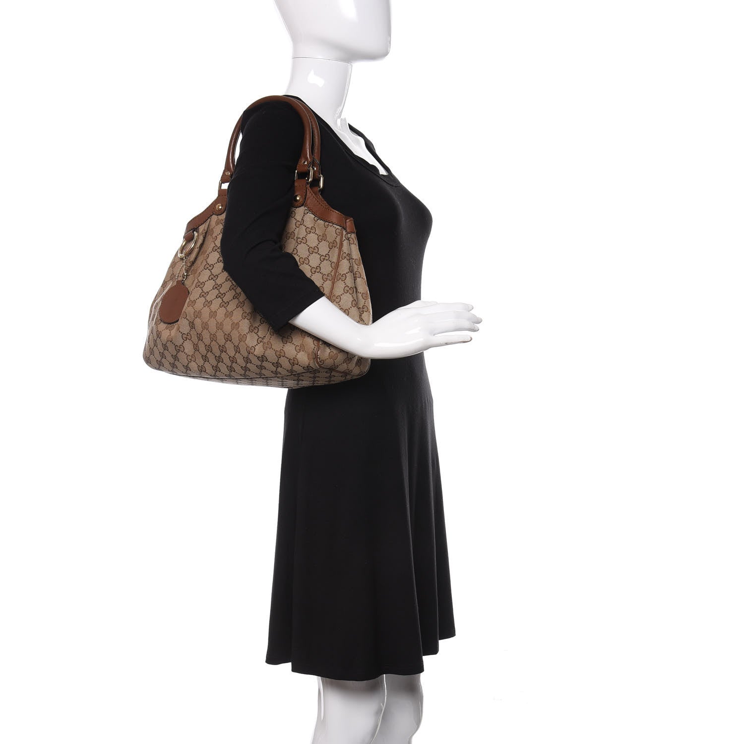 Gucci Monogram Medium Sukey Tote Brown 2 of 13