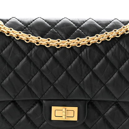 Chanel Aged Calfskin Quilted 2.55 Reissue 225 Flap Black 8 of 11