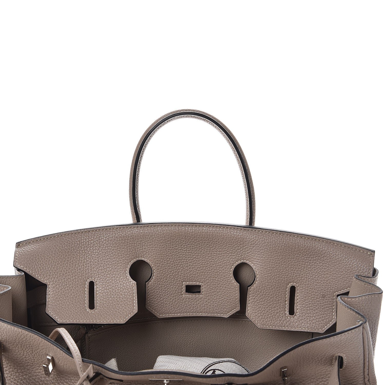 Hermes Togo Birkin 35 Gris Tourterelle 24 of 42