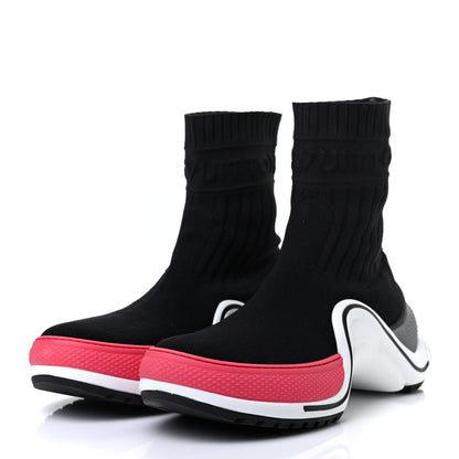 Louis Vuitton Stretch Textile LV Archlight Sneaker Boots 38 Fuchsia Black 5 of 19
